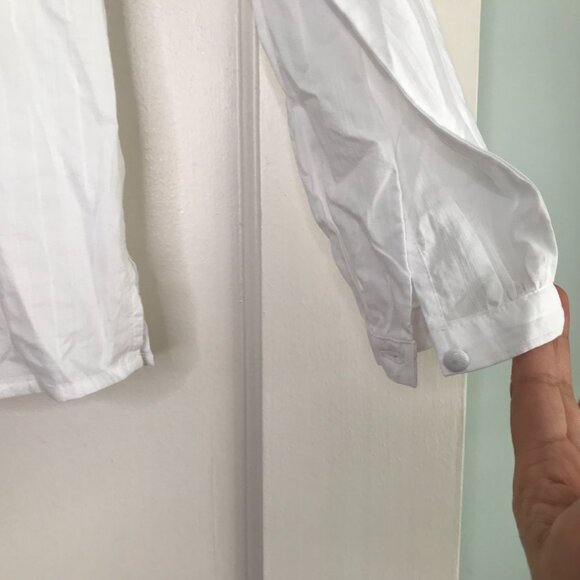 Loft | Tasseled Tie-Neck Bib Blouse - Picture 4 of 10